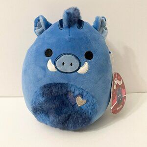 Squishmallows Valentine Squad 8 Inch Berjon the Blue Warthog Plush Doll Flaws